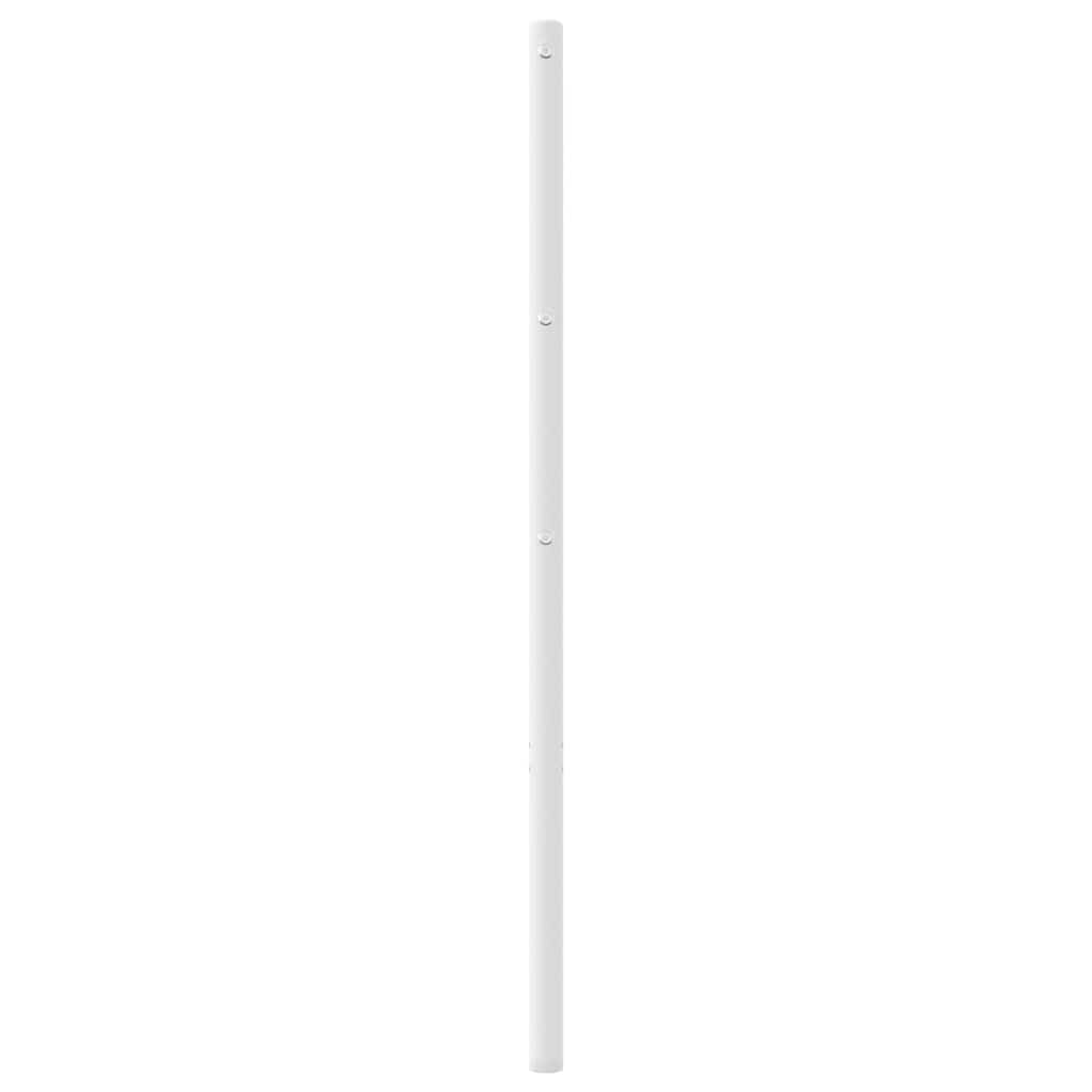 Vervangend hoofdbord 100 cm metaal wit – afbeelding 5