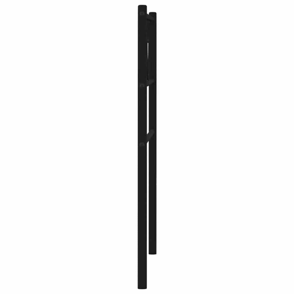 Vervangend hoofdbord 75 cm metaal zwart – afbeelding 4