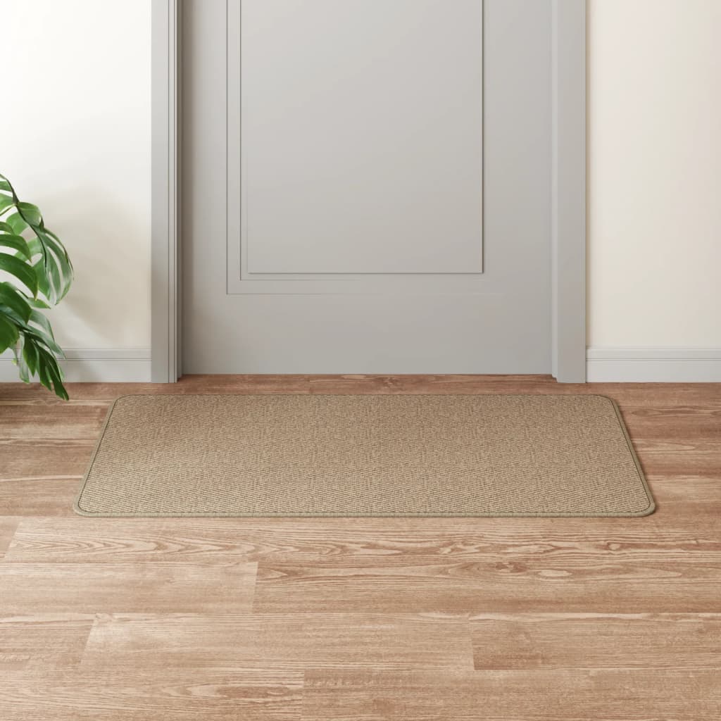 Tapijtloper 50x100 cm sisal-look zandkleurig – afbeelding 1