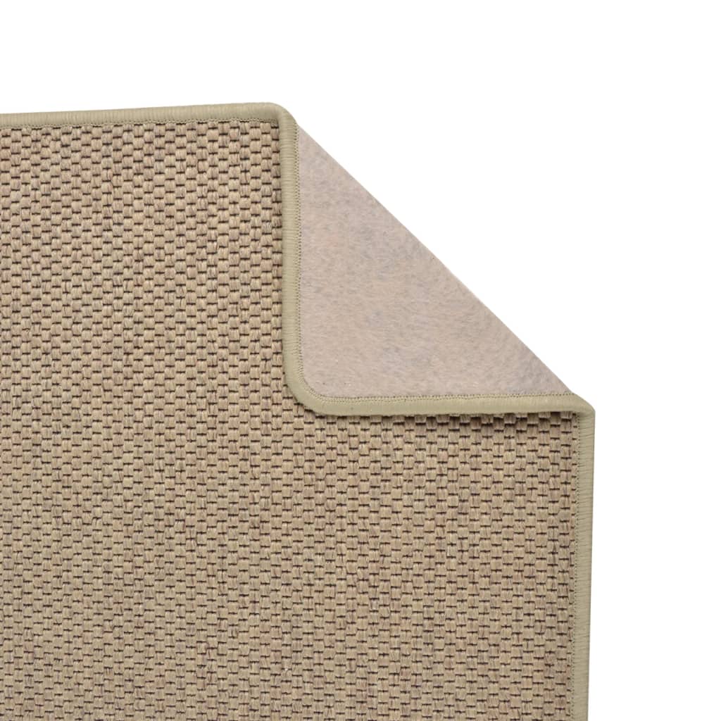 Tapijtloper 50x100 cm sisal-look zandkleurig – afbeelding 4