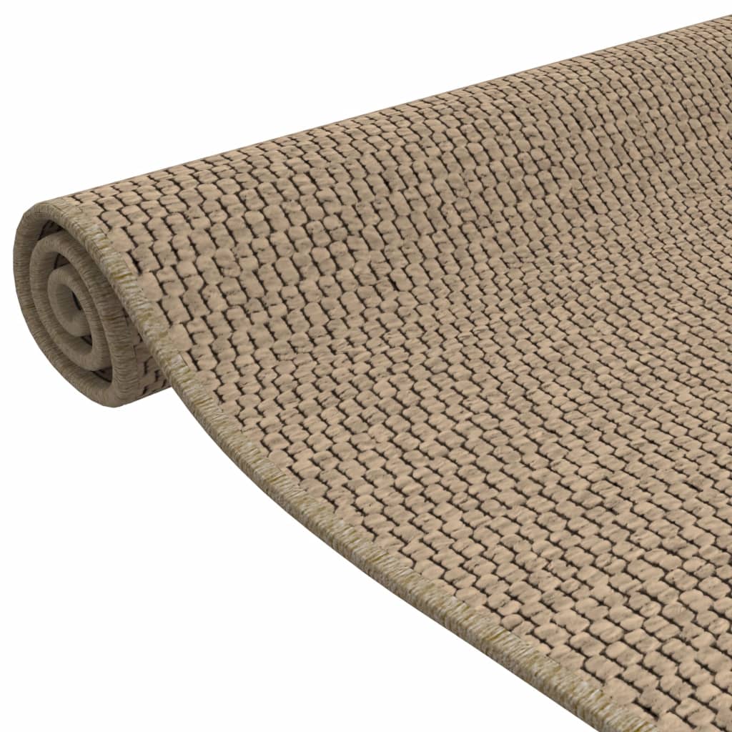 Tapijtloper 50x100 cm sisal-look zandkleurig – afbeelding 5