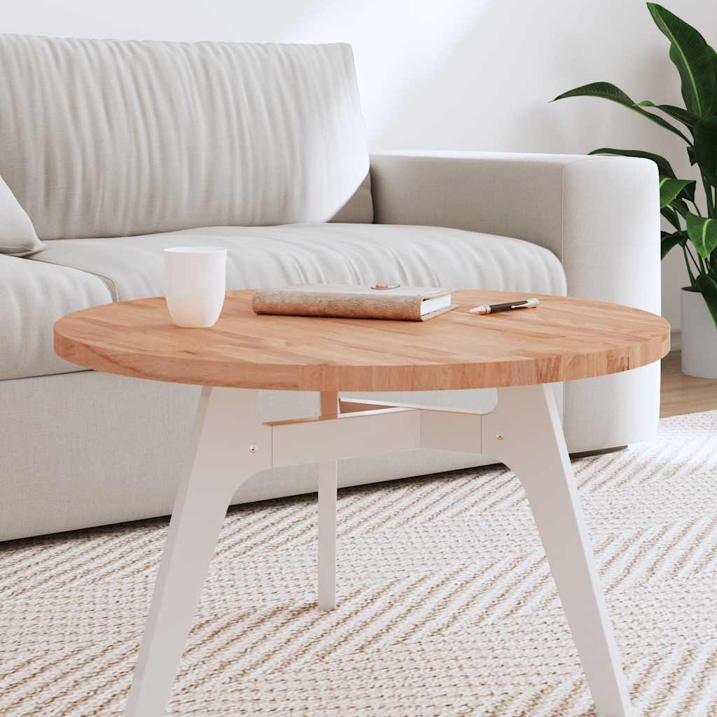 Tafelblad rond Ø70x2,5 cm massief beukenhout