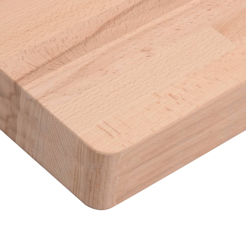 Wastafelblad 60x40x4 cm massief beukenhout – afbeelding 6