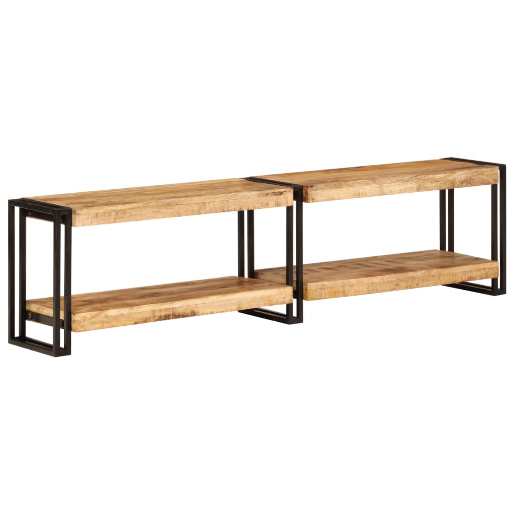Tv-meubel 160x30x40 cm massief mangohout – afbeelding 1