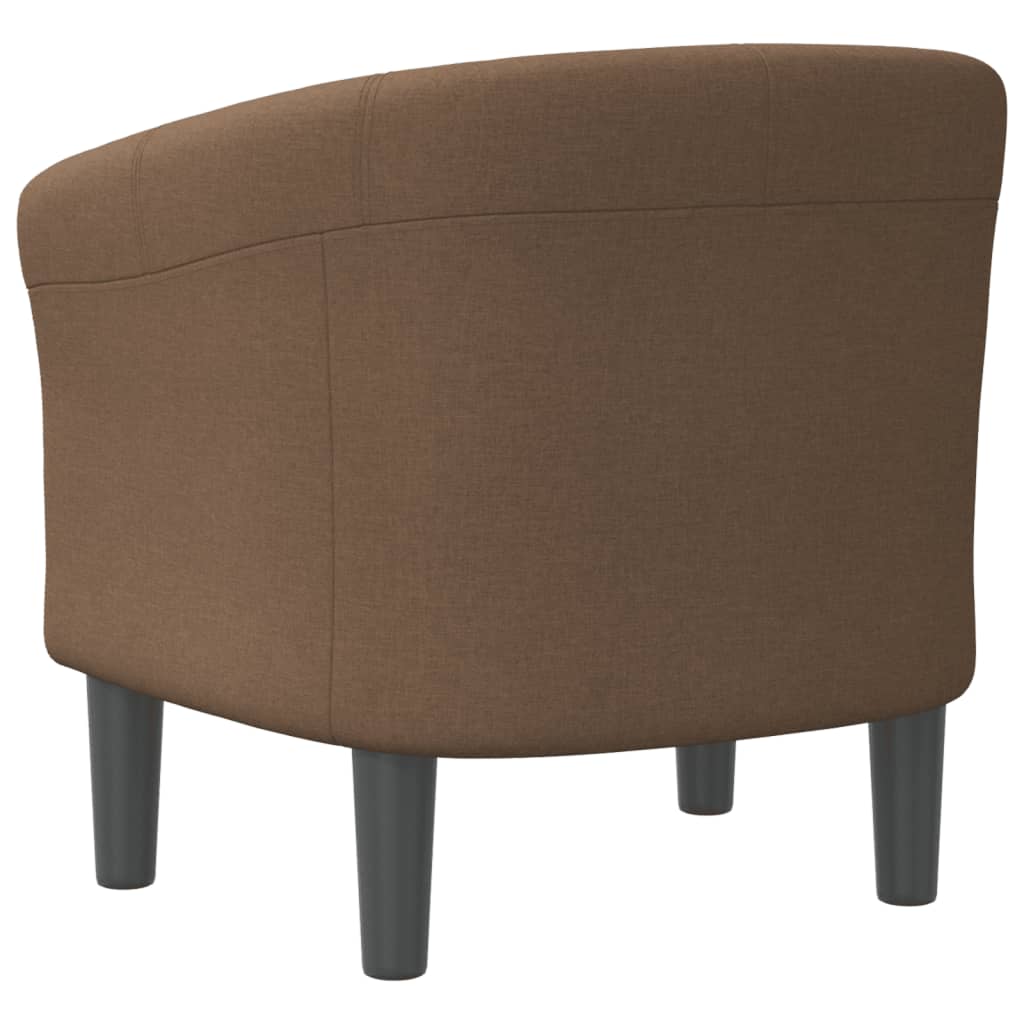 Kuipstoel stof bruin – afbeelding 5
