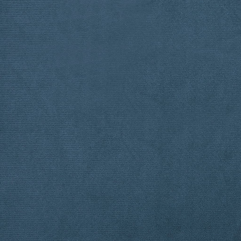 Kuipstoel fluweel donkerblauw – afbeelding 7