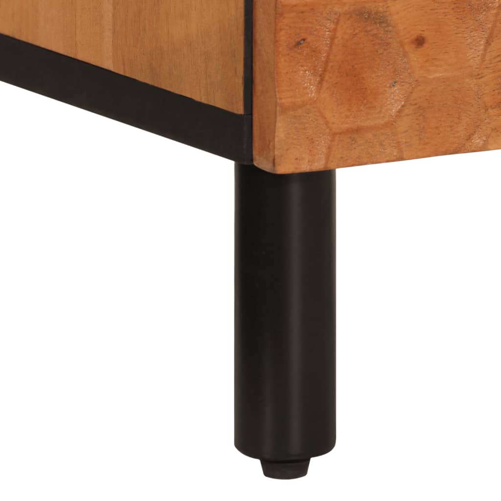 Nachtkastjes 2 st 40x33x46 cm massief acaciahout – afbeelding 11