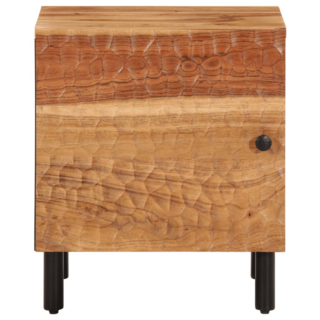 Nachtkastjes 2 st 40x33x46 cm massief acaciahout – afbeelding 5