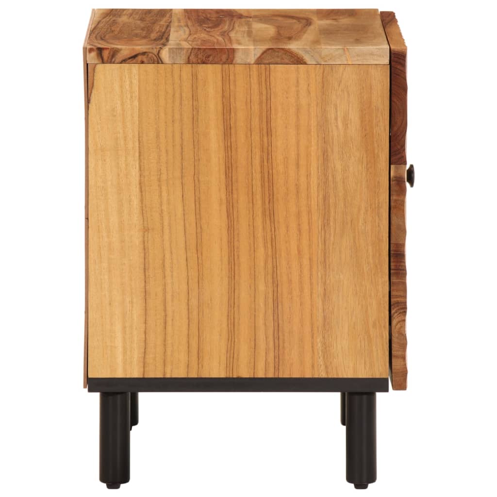 Nachtkastjes 2 st 40x33x46 cm massief acaciahout – afbeelding 6