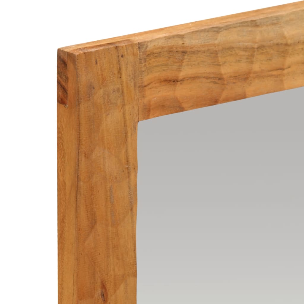 Badkamerspiegel 50x70x2,5 cm massief acaciahout en glas – afbeelding 7