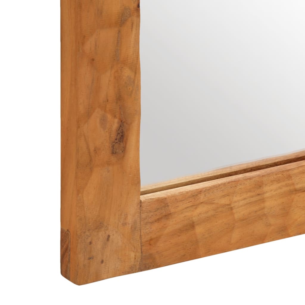 Badkamerspiegel 50x70x2,5 cm massief acaciahout en glas – afbeelding 8