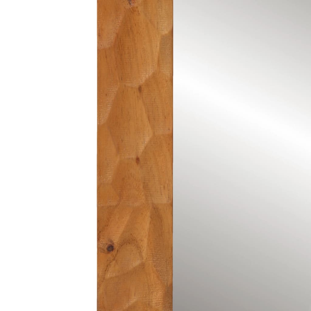 Badkamerspiegel 50x70x2,5 cm massief acaciahout en glas – afbeelding 9