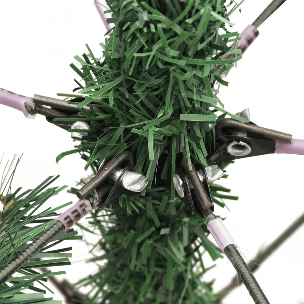 Kunstkerstboom met scharnieren dennenappels en bessen 240 cm – afbeelding 7