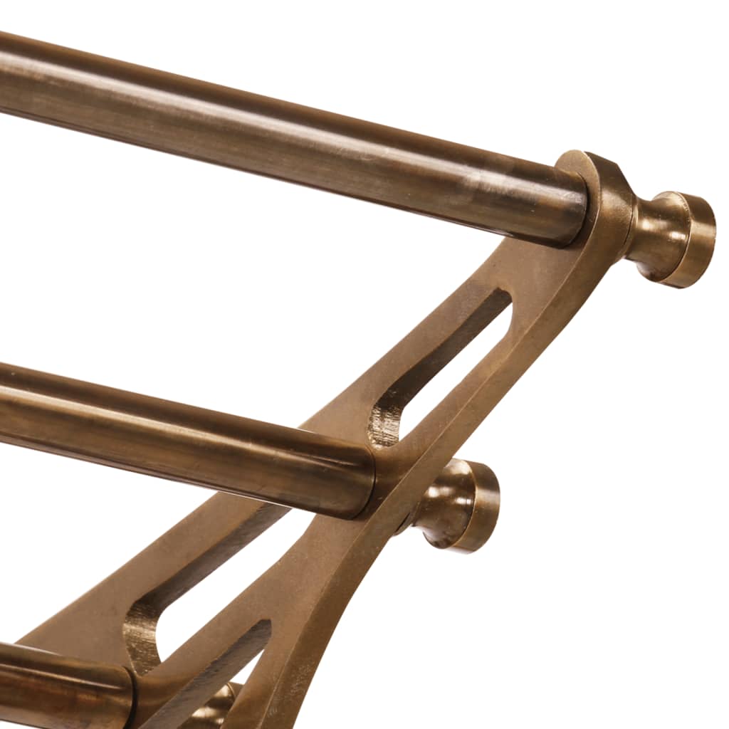 Bagagerek met kleerhangers wandmontage aluminium – afbeelding 5