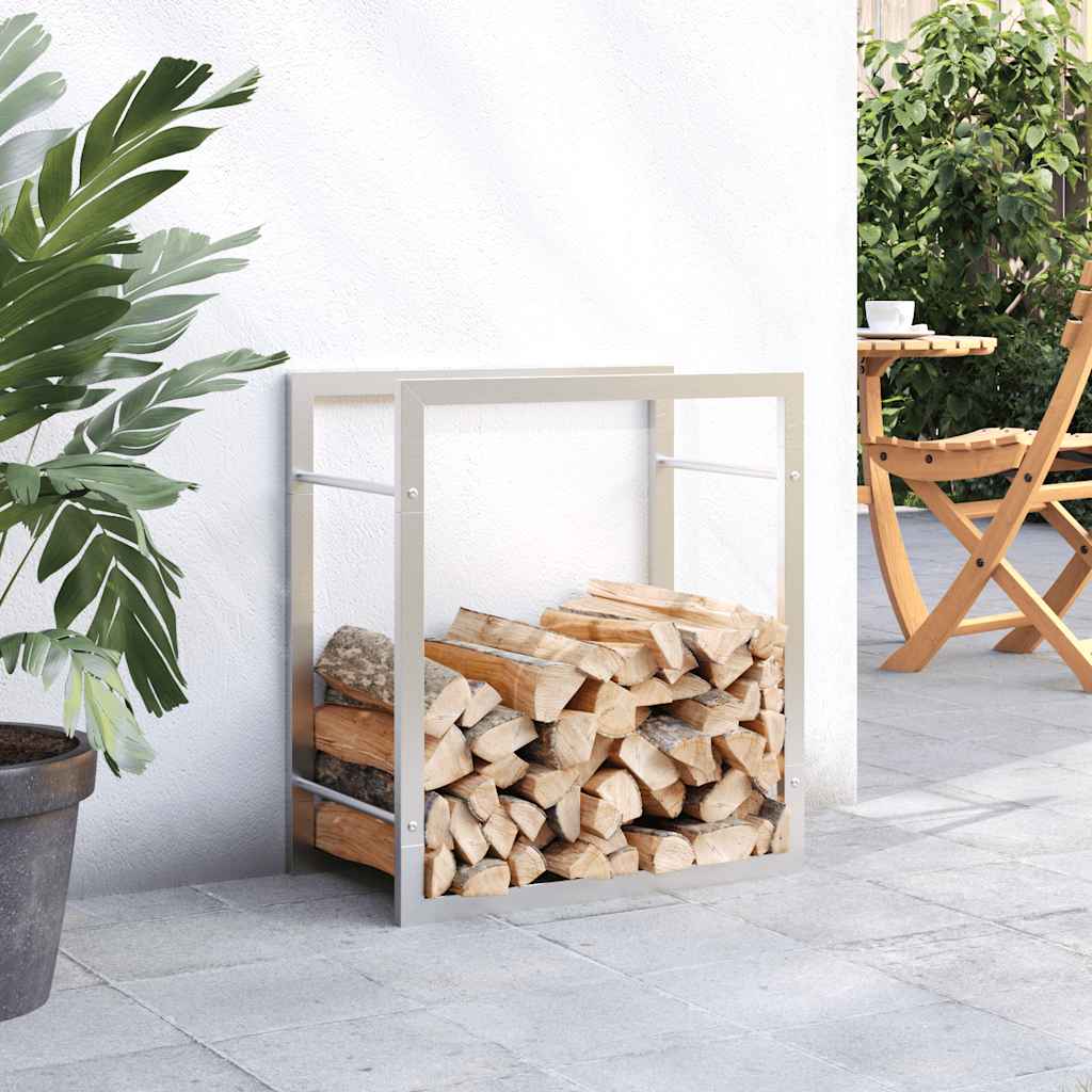 Haardhoutrek 50x28x56 cm roestvrij staal – afbeelding 3