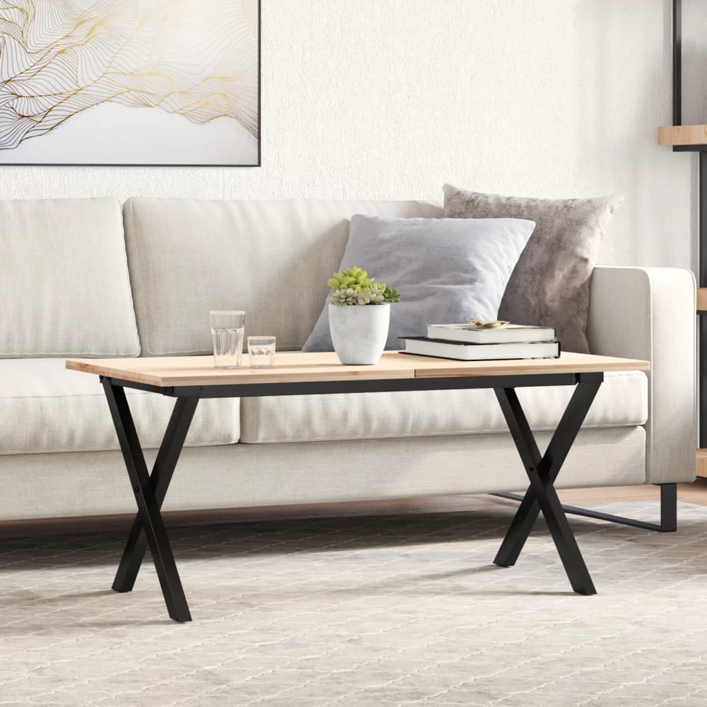 Salontafelpoten X-frame 80x40x43 cm staal