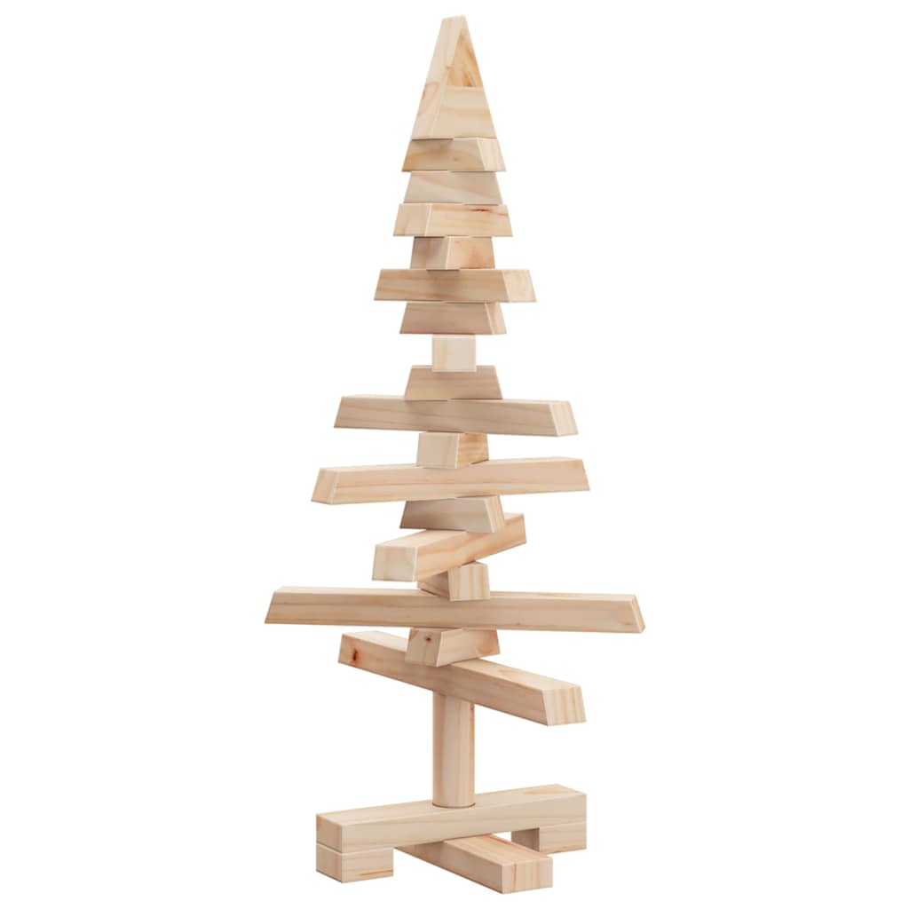 | Houten kerstboom | natuurlijk 60 cm Massief grenenhout – afbeelding 2