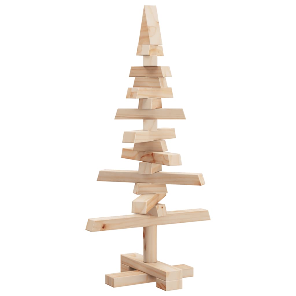 | Houten kerstboom | natuurlijk 60 cm Massief grenenhout – afbeelding 6