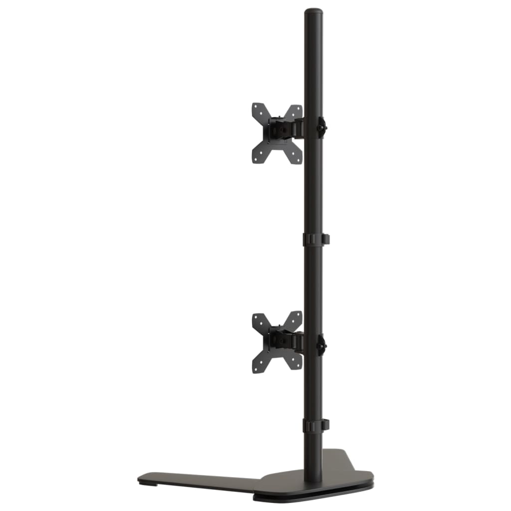 Monitorstandaard dubbel VESA 75/100 mm staal zwart – afbeelding 5