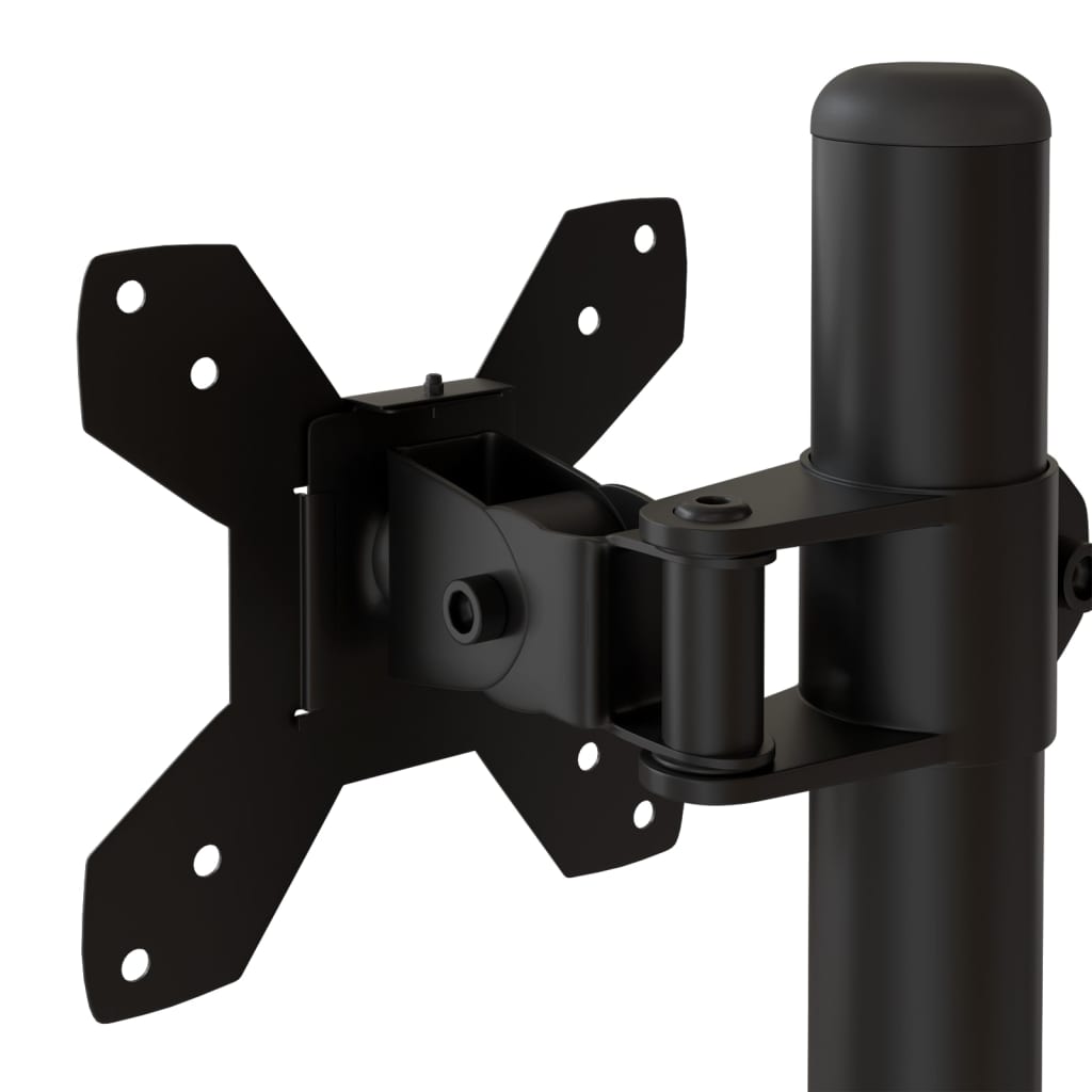 Monitorstandaard dubbel VESA 75/100 mm staal zwart – afbeelding 8
