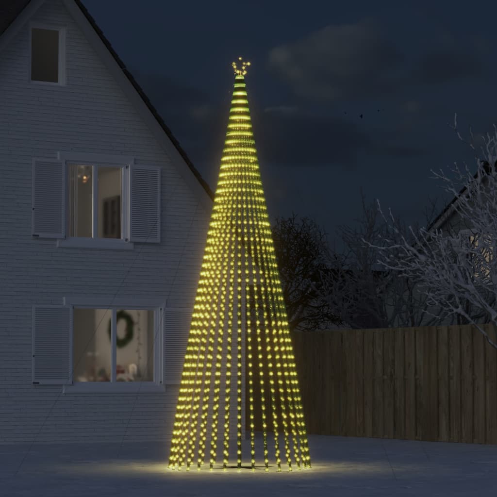 LED-kerstboom 1544 LEDs 500 cm warm wit