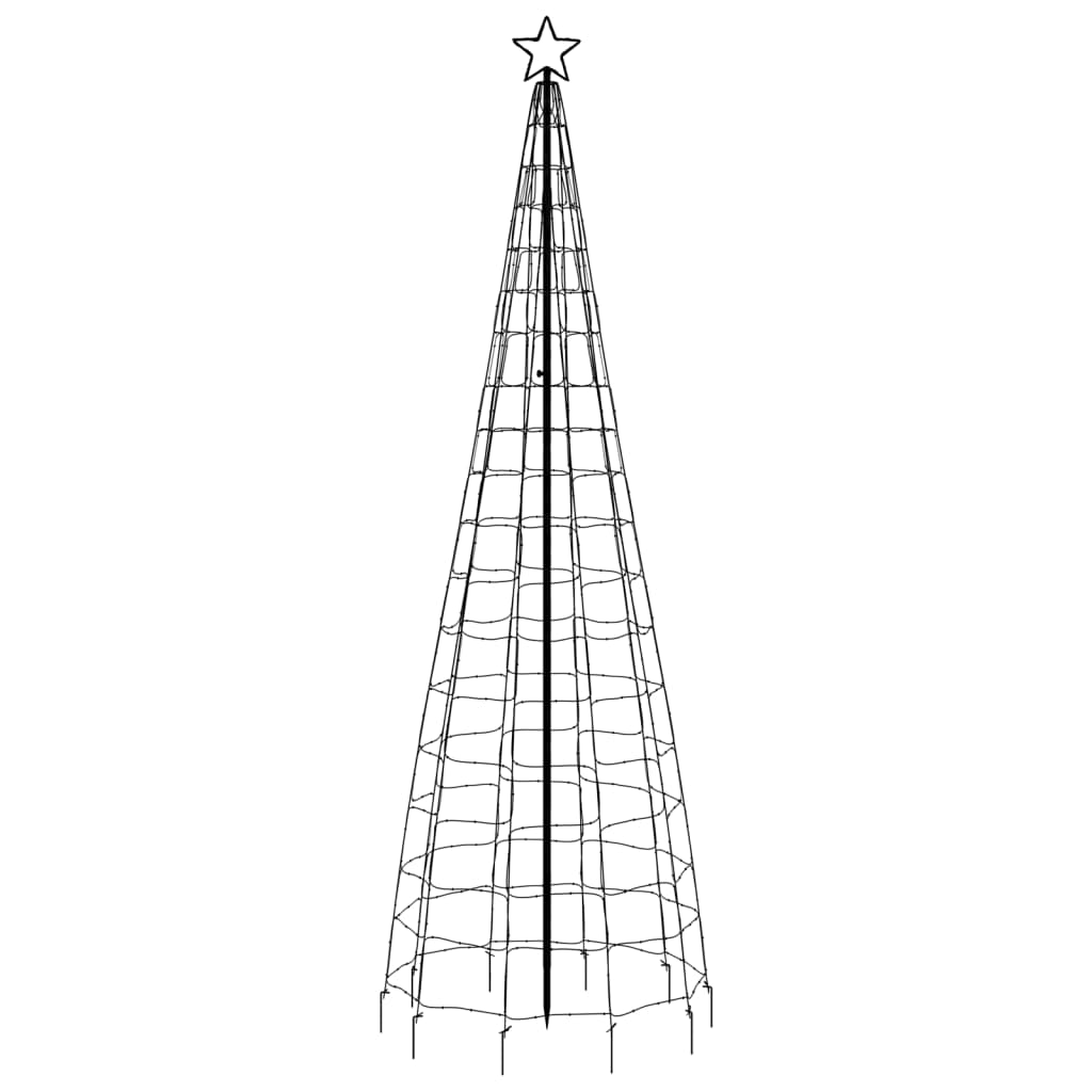LED-kerstboom met spikes 570 LEDs warm wit 300 cm – afbeelding 5
