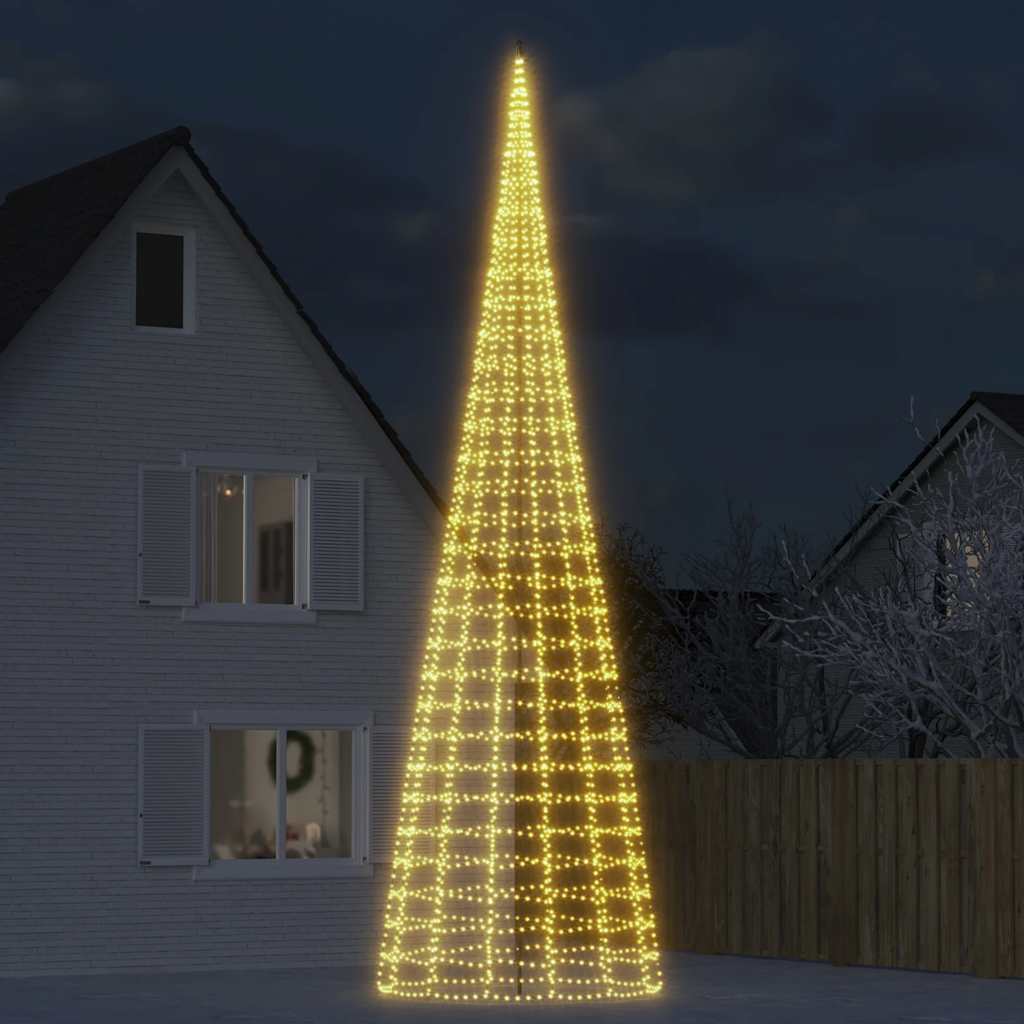 LED-kerstboom 3000 LEDs warm wit 800 cm