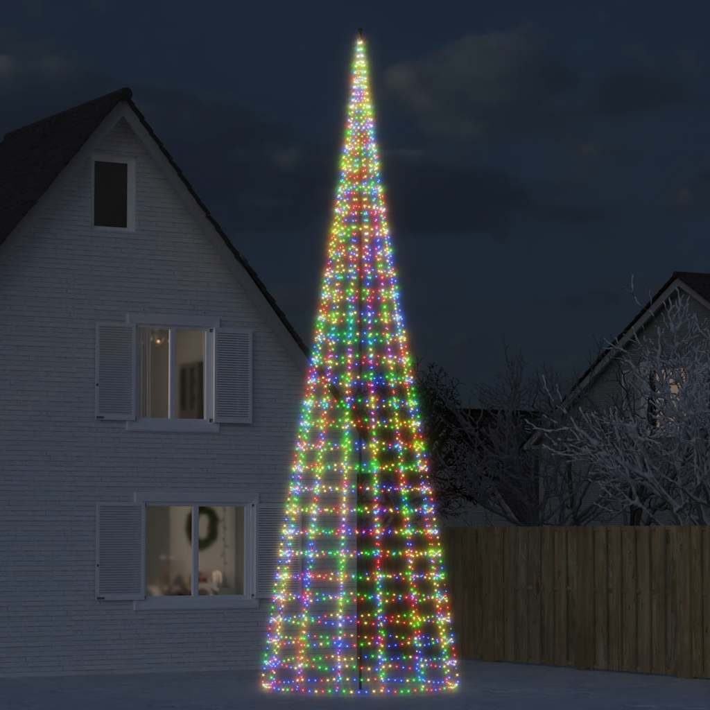 LED-kerstboom 3000 LEDs kleurrijk 800 cm