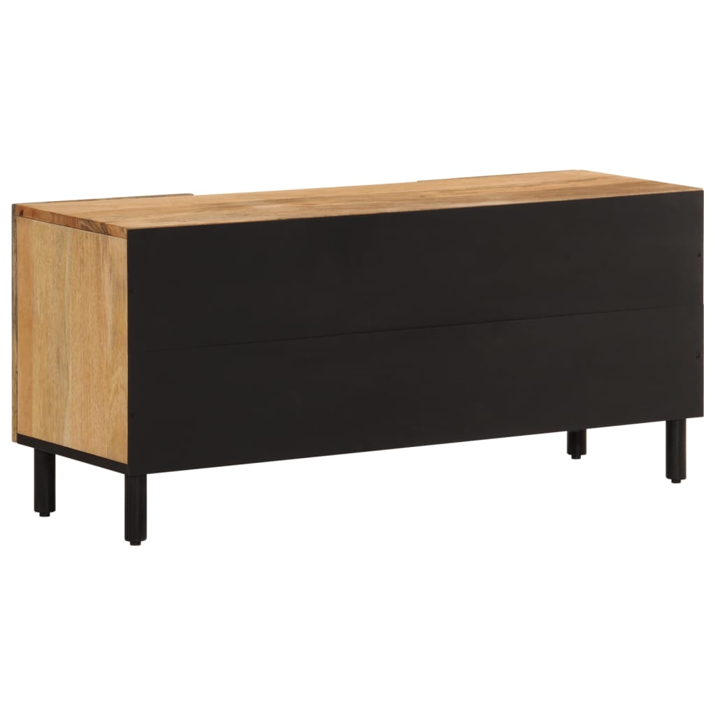 Tv-meubel 105x33x46cm massief mangohout – afbeelding 7