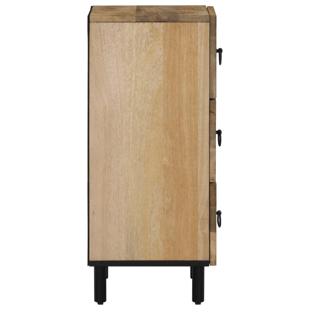 Bijzetkast 40x33x75 cm massief mangohout – afbeelding 4