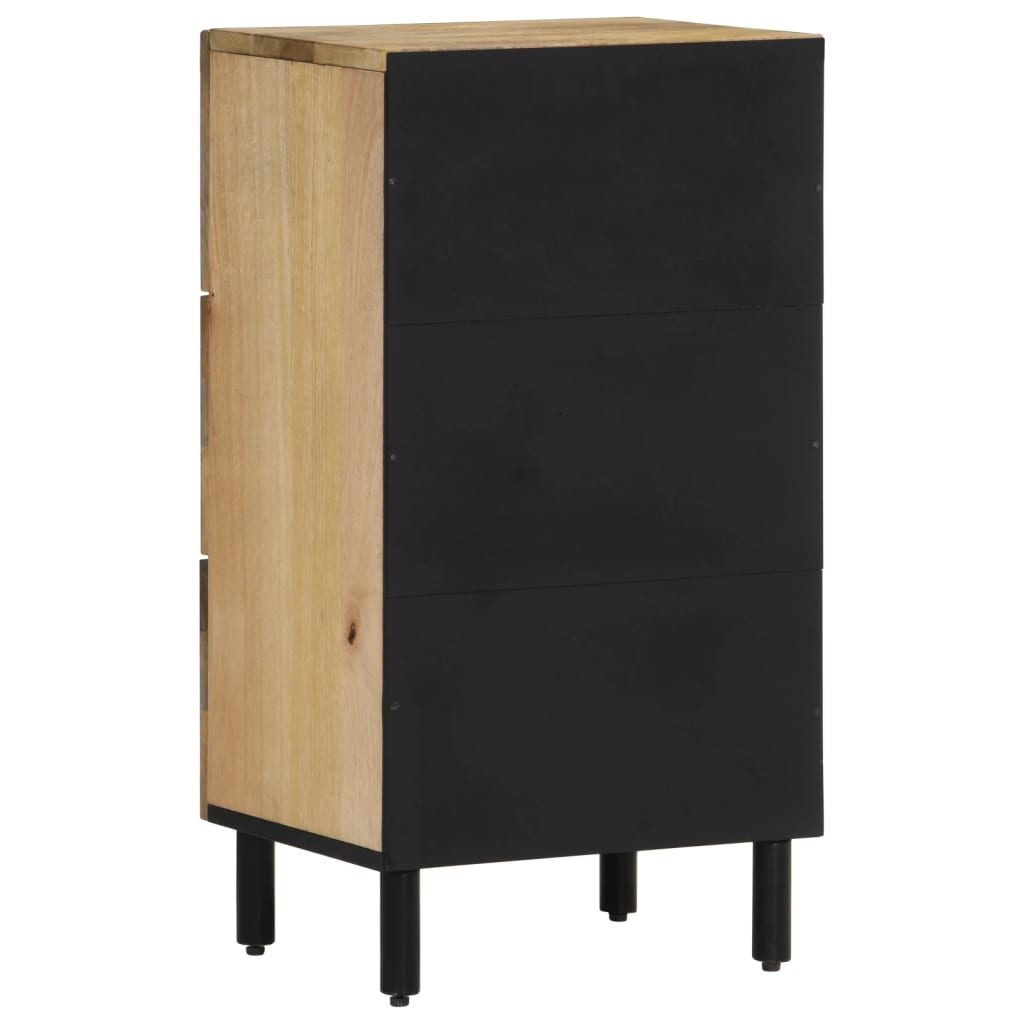 Bijzetkast 40x33x75 cm massief mangohout – afbeelding 5