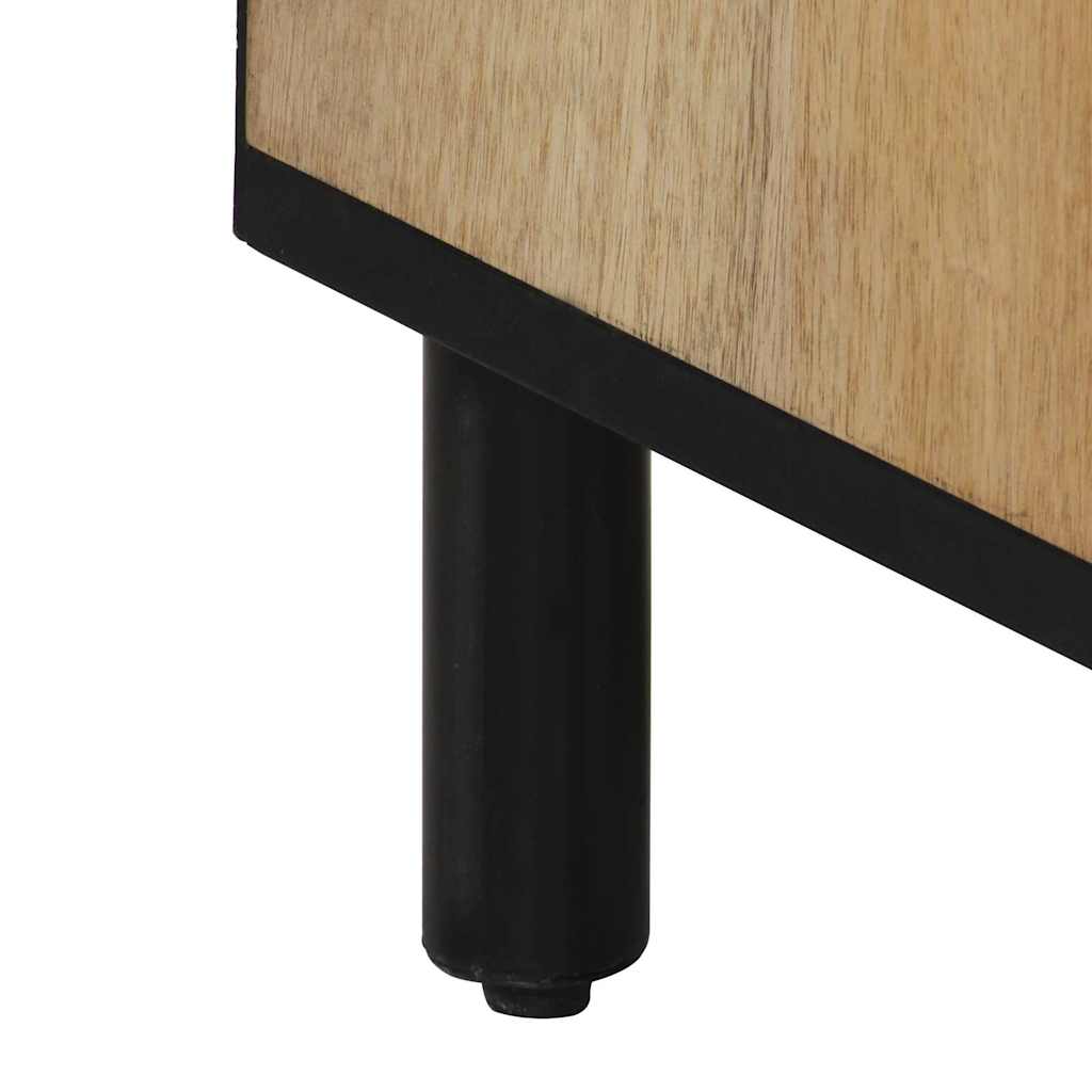 Bijzetkast 40x33x75 cm massief mangohout – afbeelding 8
