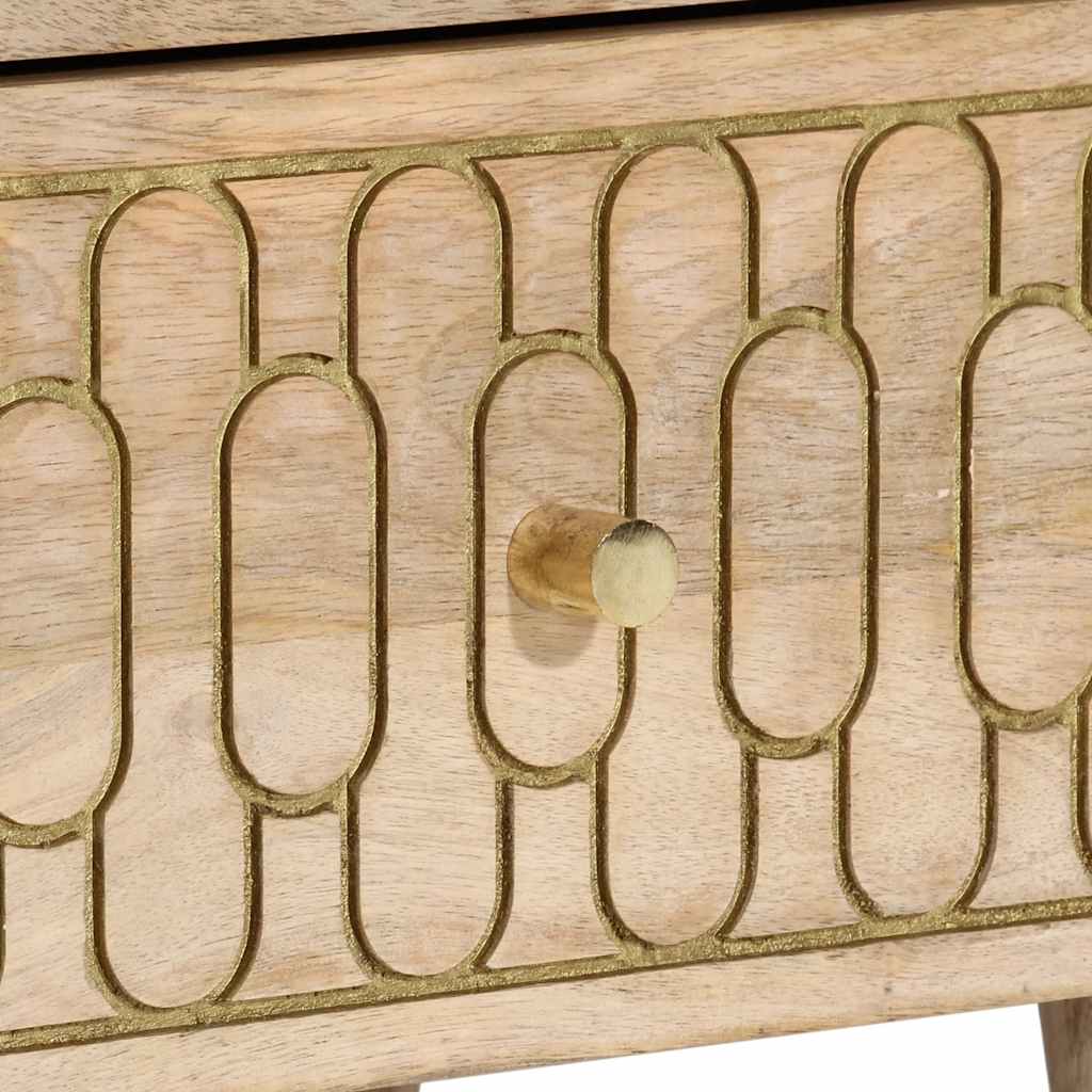 Nachtkastjes 2 st 40x33x46 cm massief mangohout – afbeelding 11