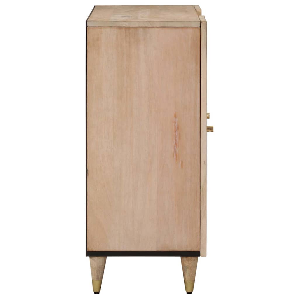 Bijzetkast 90x33x75 cm massief mangohout – afbeelding 5