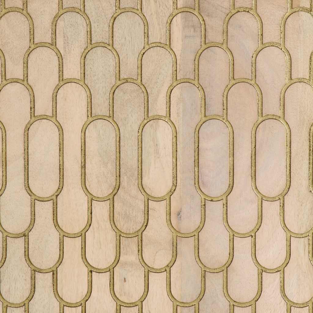 Bijzetkast 90x33x75 cm massief mangohout – afbeelding 9
