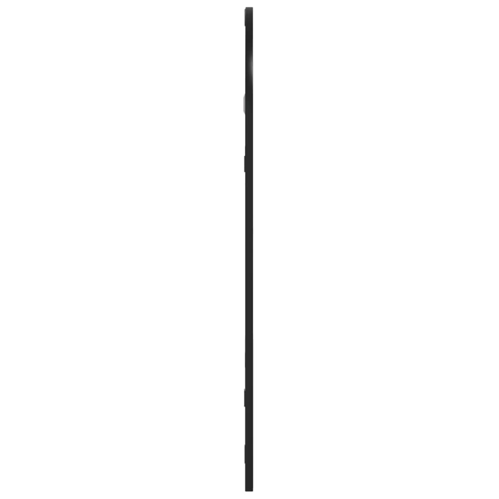 Wandspiegel boog 30x60 cm ijzer zwart – afbeelding 4