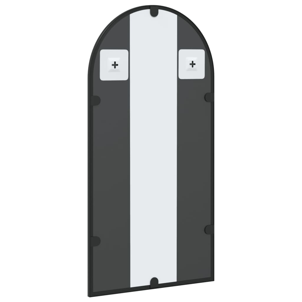 Wandspiegel boog 30x60 cm ijzer zwart – afbeelding 5