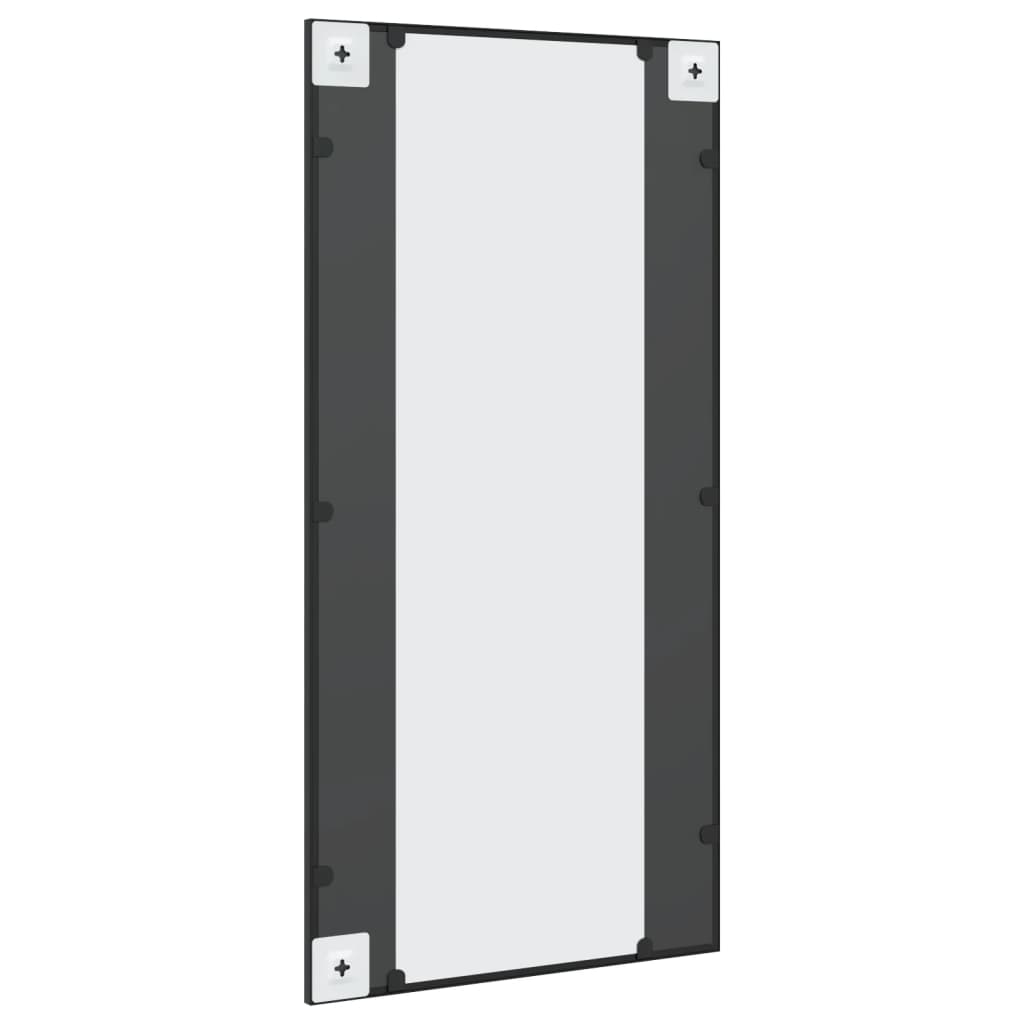 Wandspiegel rechthoekig 50x100 cm ijzer zwart – afbeelding 5