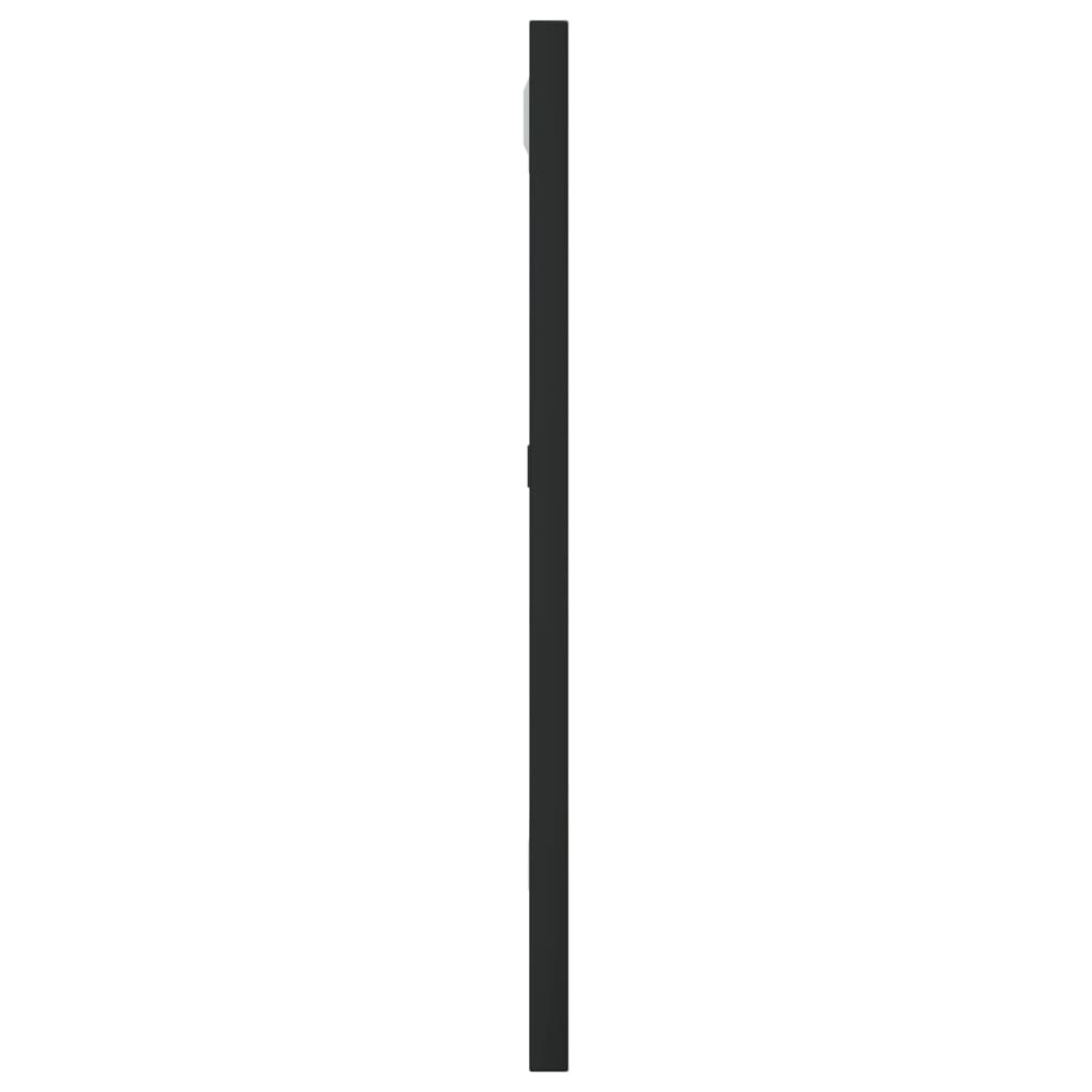 Wandspiegel rechthoekig 30x40 cm ijzer zwart – afbeelding 4