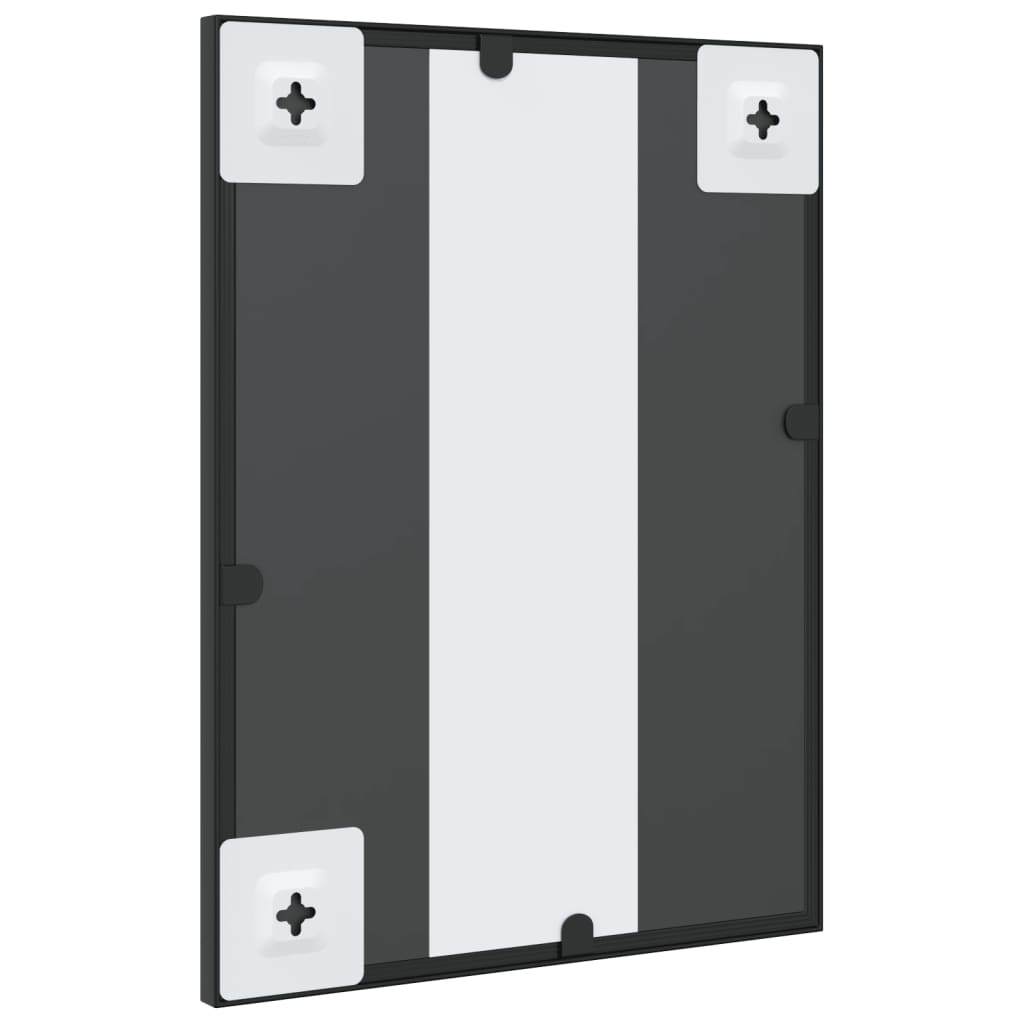 Wandspiegel rechthoekig 30x40 cm ijzer zwart – afbeelding 5