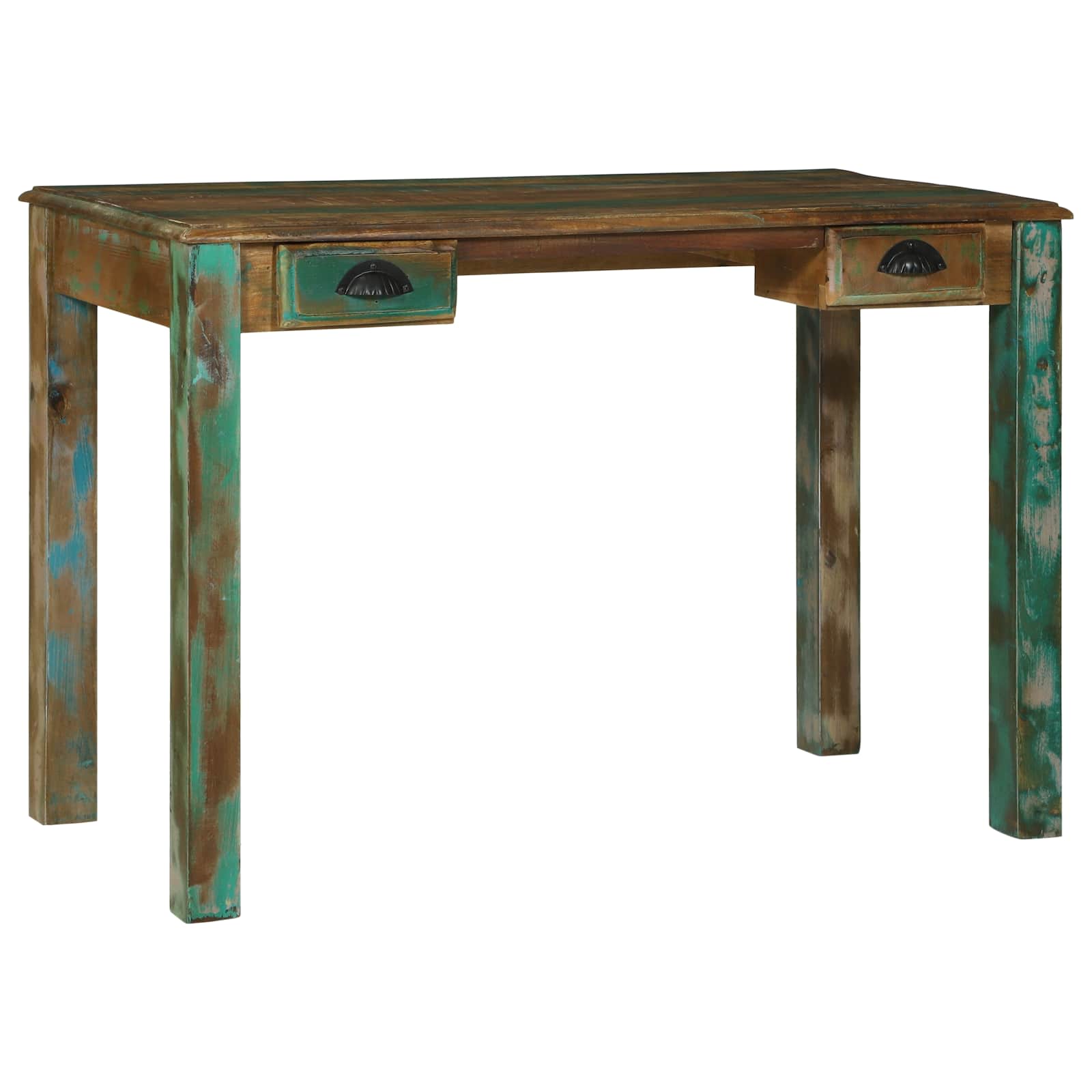Schrijfbureau Bruin 112 x 55 x 76 cm Massief Gerecycled Hout