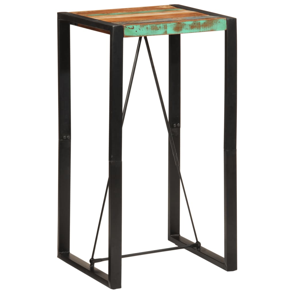 Bartafel 60x55x110 cm massief gerecycled hout