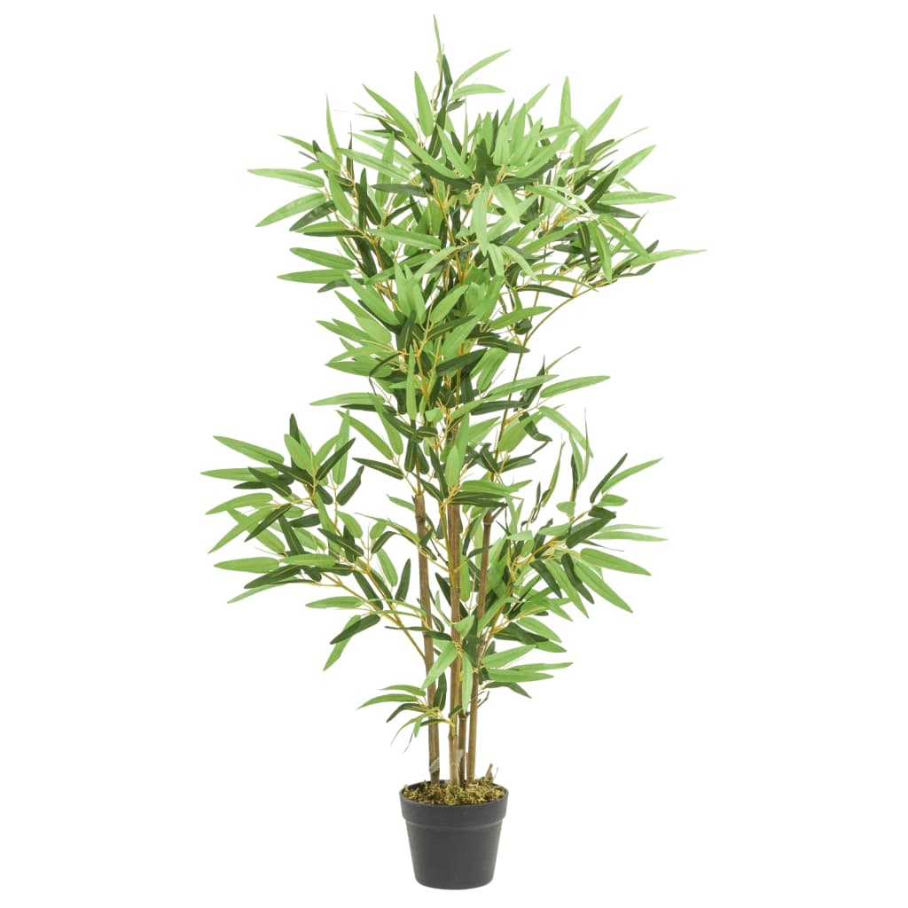 Kunstplant bamboe 552 bladeren 120 cm groen