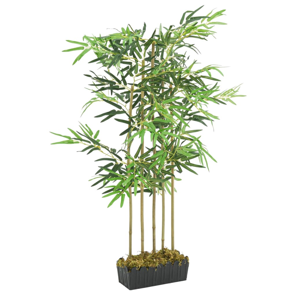 Kunstplant bamboe 730 bladeren 120 cm groen