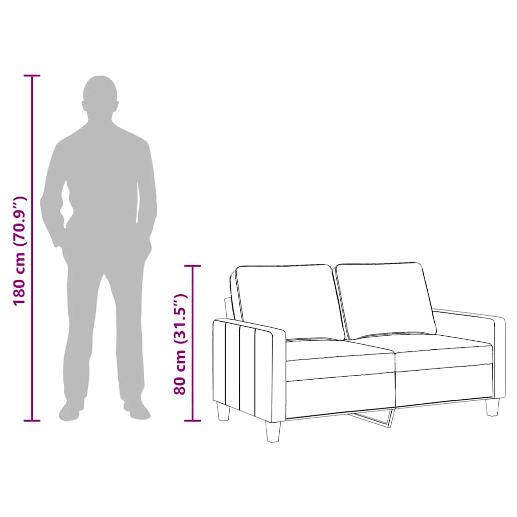 Tweezitsbank 120 cm stof wijnrood – afbeelding 10