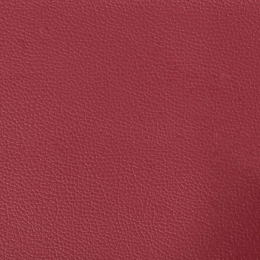 Driezitsbank 180 cm kunstleer wijnrood – afbeelding 8