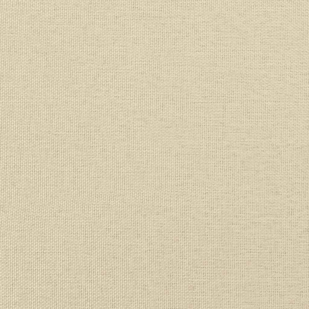 Tweezitsbank 140 cm stof crèmekleurig – afbeelding 7