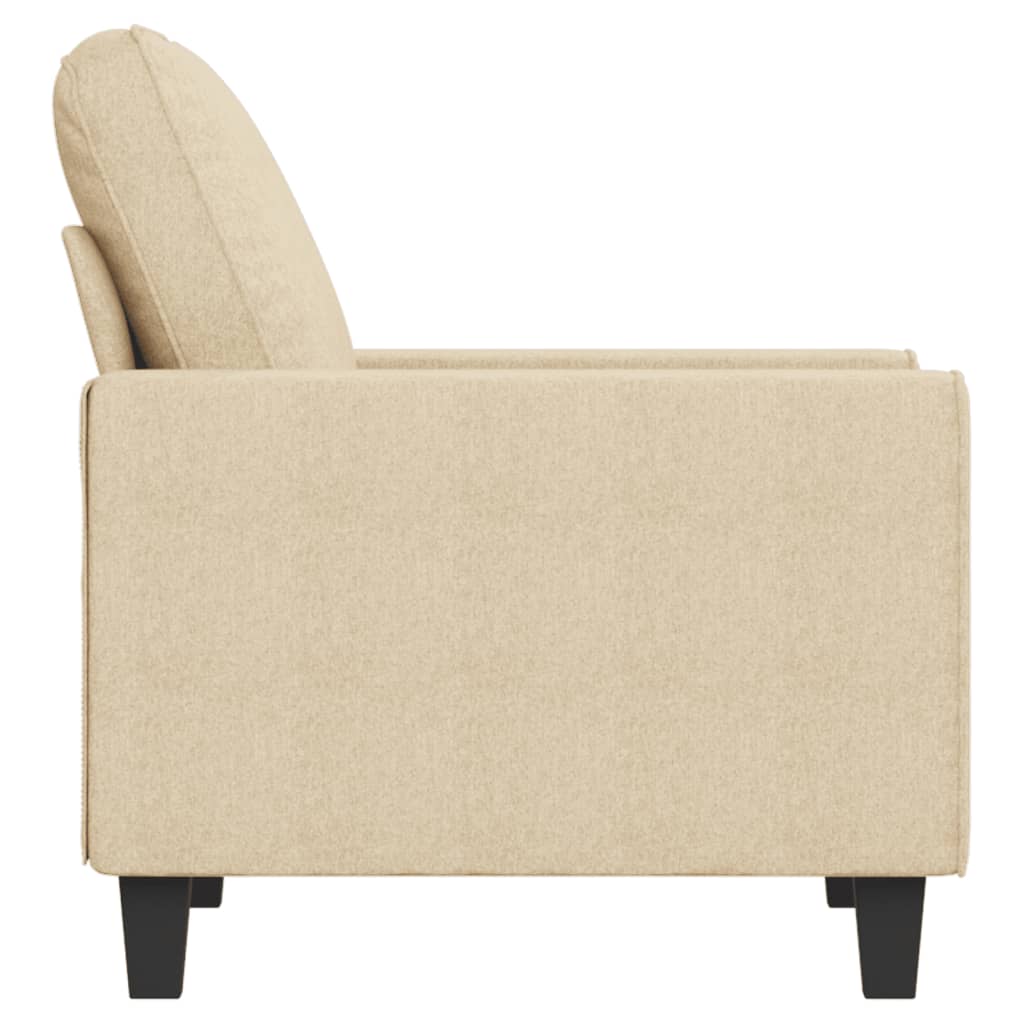 Fauteuil 60 cm stof crèmekleurig – afbeelding 4