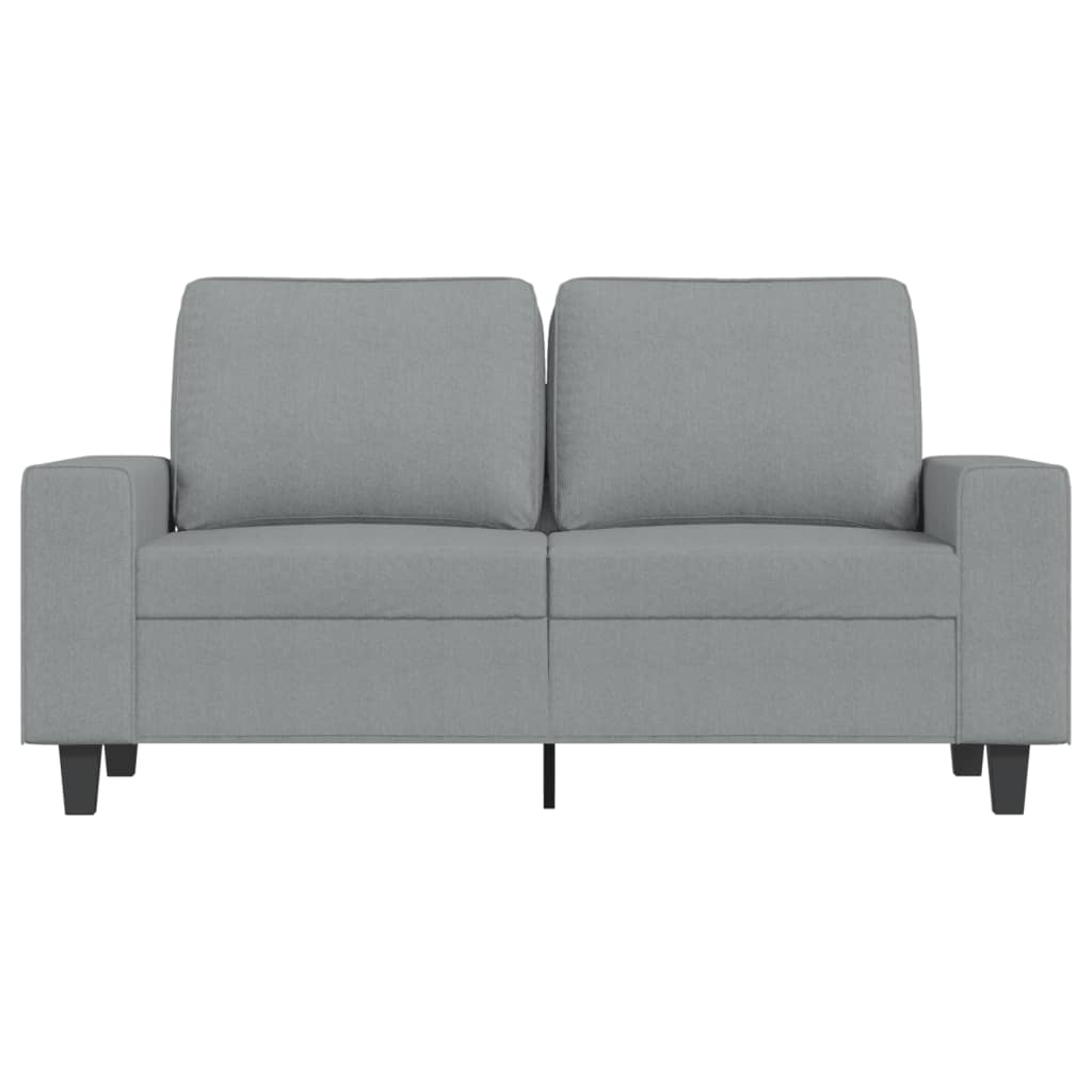 Tweezitsbank 120 cm stof lichtgrijs – afbeelding 3