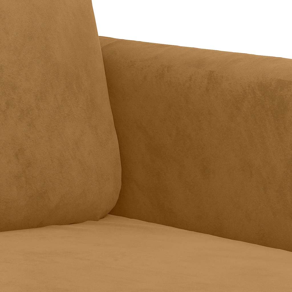Fauteuil 60 cm fluweel bruin – afbeelding 6
